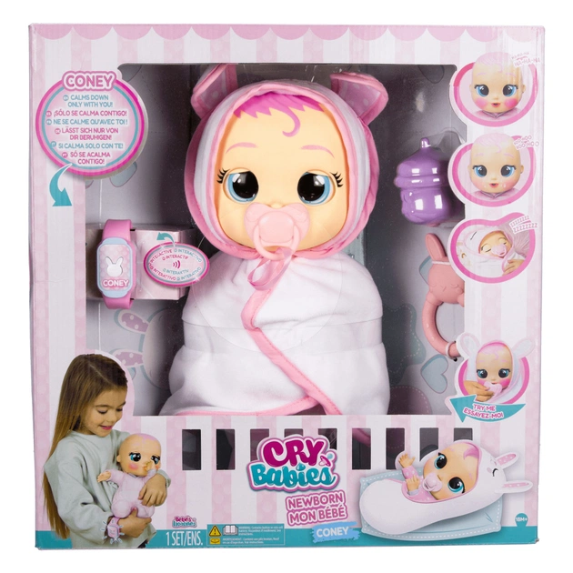 Лялька IMC Toys CRY BABIES Інтерактивна Плакса Новонароджена Коні (911284) - picture 2