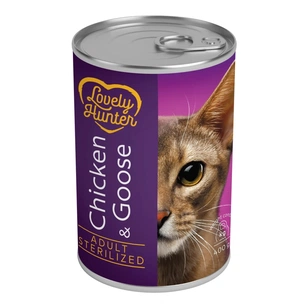 Консерви для котів Lovely Hunter Adult Sterilised Chicken&Goose 400 г (LHU45348) зображення 1