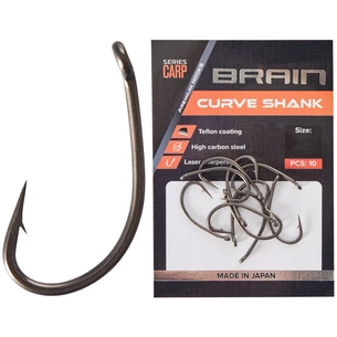 Крючок Brain fishing Curve Shank 2 (10 шт/уп) (1858.80.13) изображение 1