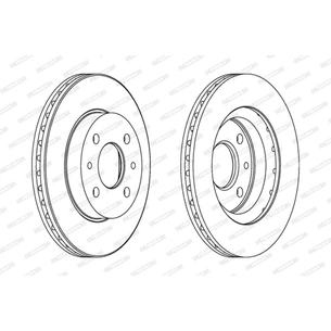 Гальмівний диск FERODO DDF1142 зображення 1