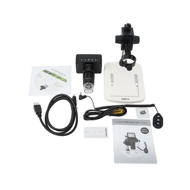 Мікроскоп Sigeta Superior 10x-220x 2.4" LCD 1080P HDMI/USB/TV (65506) - picture 6