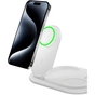 Зарядний пристрій Belkin 3in1 Magnetic Foldable iPhone/Watch/AirPods Qi2 15W white (WIZ029VFWH) - уменьшенное изображение 9