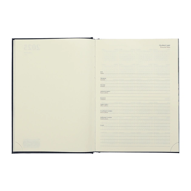 Тижневик Buromax датований 2025 STRONG, А5 темно-червоний (BM.2129-13) - picture 5