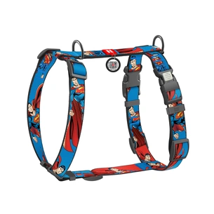 Шлея для собак WAUDOG Nylon H-подібна з QR-паспортом "Сила Супермена", пластиковий фастекс L (345-1079) зображення 1