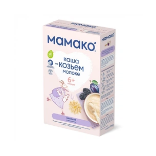 Дитяча каша MAMAKO на козячому молоці вівсяна з чорносливом 200 г (4670017090033) изображение 1