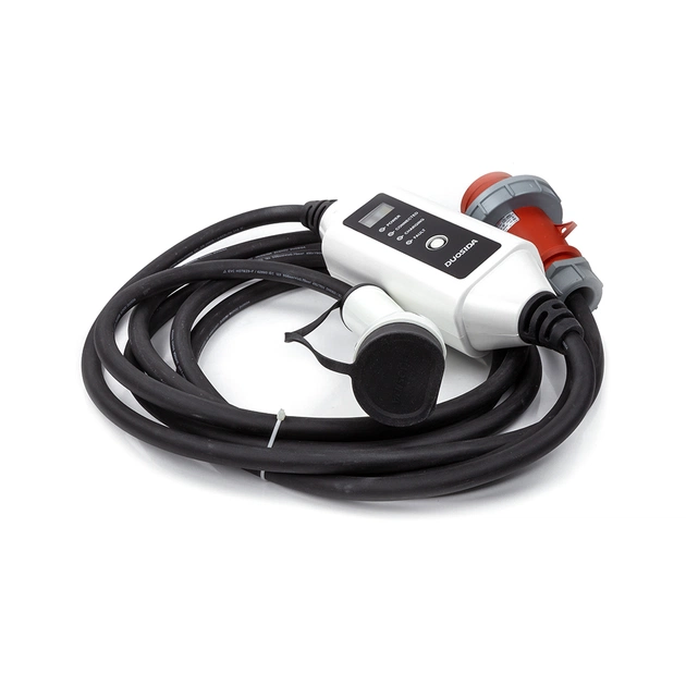 Зарядний пристрій для електромобіля Duosida Type 2 - CEE, 32A, 22кВт, 3-фазное, 5 м (EV200320) - picture 2