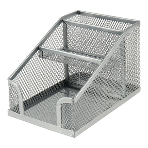 Підставка для дрібниць Axent 100x143x100мм, wire mesh, silver (2118-03-A) зображення 1