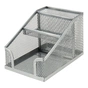 Підставка для дрібниць Axent 100x143x100мм, wire mesh, silver (2118-03-A) - зменшене зображення 1