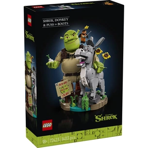 Конструктор LEGO Icons Шрек, Осел и Кот в сапогах (72423) изображение 1