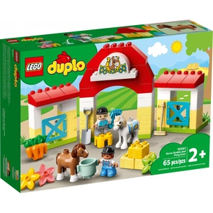 Конструктор LEGO Duplo Стайня і догляд за поні (10951) зображення 1