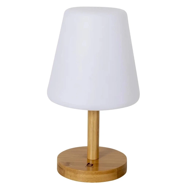 Ліхтар Bo-Camp Cambridge Rechargeable 200 Lumen Bamboo/White (5818792) - зображення 1