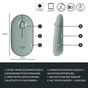 Мишка Logitech M350 Wireless Eucalyptus (910-005720) - зменшене зображення 6