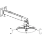 Кронштейн до проектора Charmount PRB43-65 Black - зменшене зображення 3