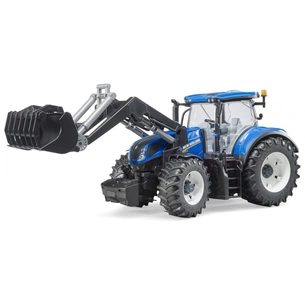 Спецтехніка Bruder трактор New Holland з навантажувачем (03121) зображення 1