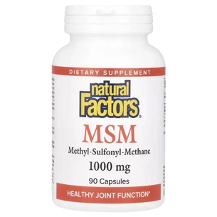 Вітамінно-мінеральний комплекс Natural Factors ЧСЧ, 1000 мг, MSM, 60 вегетаріанських капсул (NFS-02652) зображення 1