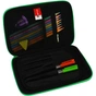 Пенал Cool For School з тисненням 1 відділення Чорний (QT-5640-Black) - зменшене зображення 2