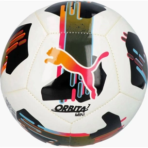 М'яч футбольний Puma Orbita 7 MS Mini 084336-01 білий, чорний, помаранчевий 1 (4067981495184) изображение 1
