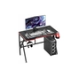 Комп'ютерний стіл GT Racer T-1218 Black (T-1218 (120x60x73) Black) - зменшене зображення 5