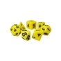Набір кубиків для настільних ігор Games 7 Days Opaque 7 Dice Set - Yellow (g7dopaq11) - уменьшенное изображение 2
