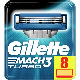 Змінні касети Gillette Mach 3 Turbo 8 шт (3014260331320) изображение 1