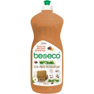 Гель для прання Be&Eco мило господарське коричневе 1 л (4820168433757) зображення 1