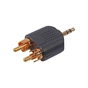 Перехідник Cablexpert 3.5mm to 2хRCA M (A-458) - зменшене зображення 1