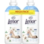 Кондиціонер для білизни Lenor Для чутливої шкіри Свіжість бавовни 2 х 1.239 л (8700216880824) - уменьшенное изображение 2