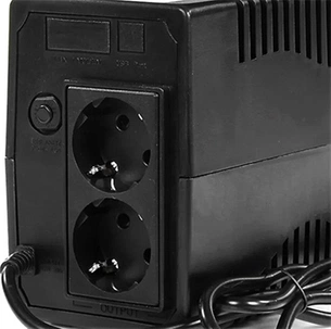 ИБП FrimeCom VP-600, Line Int., AVR, 2 x евро, LED, пластик изображение 1