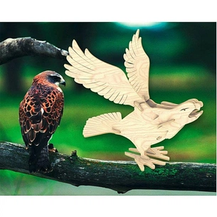 Збірна модель Мир деревянных игрушек Сокіл (Е037) зображення 1