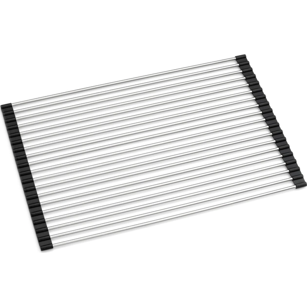 Мойка кухонная GRANADO комплект VALENCIA black shine_чаша ліворуч (ksg0701L) - изображение 8