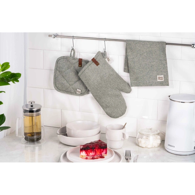 Кухонна прихватка Ardesto Oliver зелений 20х20см, 100% бавовна (ART04OG) - picture 4