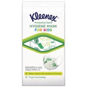 Захисна маска для обличчя Kleenex для дітей 5 шт (5029053576084) изображение 1