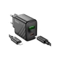 Зарядний пристрій HOCO CS23A USB-C PD30W + 1xUSB QC3.0 + cable USB-C to Lightning black (6942007609951) - зменшене зображення 5