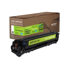 Картридж Patron HP 125A (CB541A) Green Label, cyan (PN-125ACGL) зображення 1
