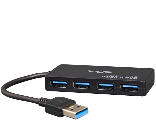 Концентратор USB 3.0 Frime 4хUSB3.0 Black (FH-30510) - изображение 1