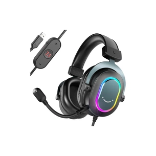 Навушники Fifine H6 RGB 7.1 Black (H6) зображення 1
