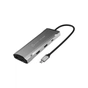 Концентратор J5create USB-C 9-in-1 2xUSB 3.2 + 2xUSB-C PD + 2xHDMI 4K + DisplayPort + SD/TF + RJ45 1000Mbps gray (JCD397-N) - зменшене зображення 2