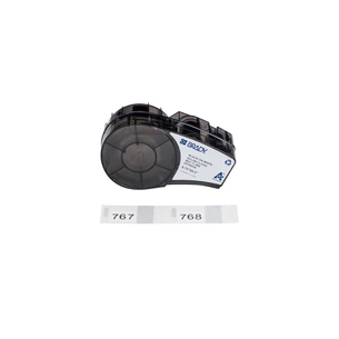 Лента для принтера этикеток Brady M21-11-499, вырубные, 19.05×12.7 mm, 140 шт, black on white, нейлон (152090) изображение 1