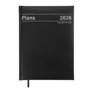 Тижневик Buromax датований 2026 STYLE, А5 чорний (BM.21120-01) зображення 1