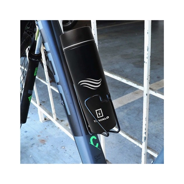 Термокружка Tavialo матовий чорний колір + 2 ущільнювальних кільця 460 мл (190460101) - зображення 7