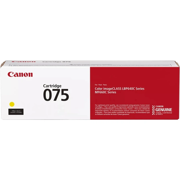 Картридж Canon 075 Yellow (6362C002) - изображение 1