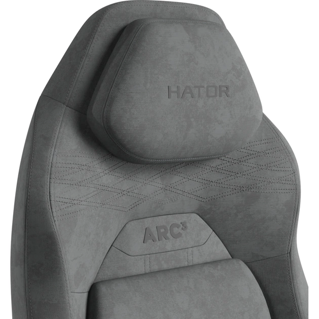 Крісло ігрове Hator Arc 3 S Velour Grey (HTC3446S) - picture 8