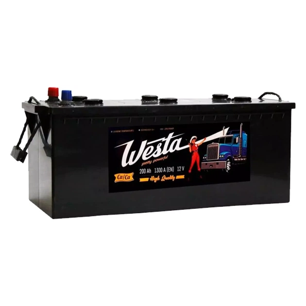 Акумулятор автомобільний Westa 6CT-200 А (3) Pretty Powerful - зображення 1