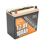 Батарея LiFePo4 Power Queen 12.8V 100Ah Mini (P12V100-PREM-16-A60-DE) - preview 1