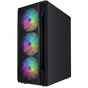 Корпус 1stPlayer X4-4F1 Black 600W - зменшене зображення 5