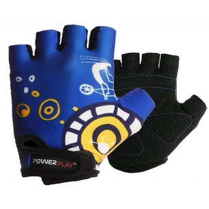 Велорукавиці PowerPlay Children 001 Blue 2XS (001C_Blue_2XS) зображення 1