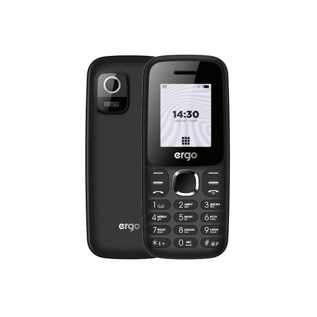Мобільний телефон Ergo B184 Black - зображення 1