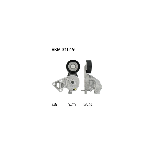 Натяжитель ремня с роликом SKF VKM 31019 - изображение 1