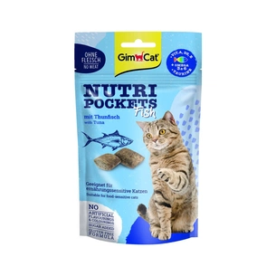 Ласощі для котів GimCat Nutri Pockets Fish Тунець 60 г (4002064419633) изображение 1
