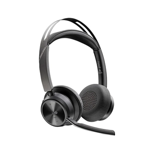 Навушники Poly Voyager Focus 2 MS Stereo USB-C + USB-C/A Adapter + Charging Stand Black (9T9J6AA) зображення 1